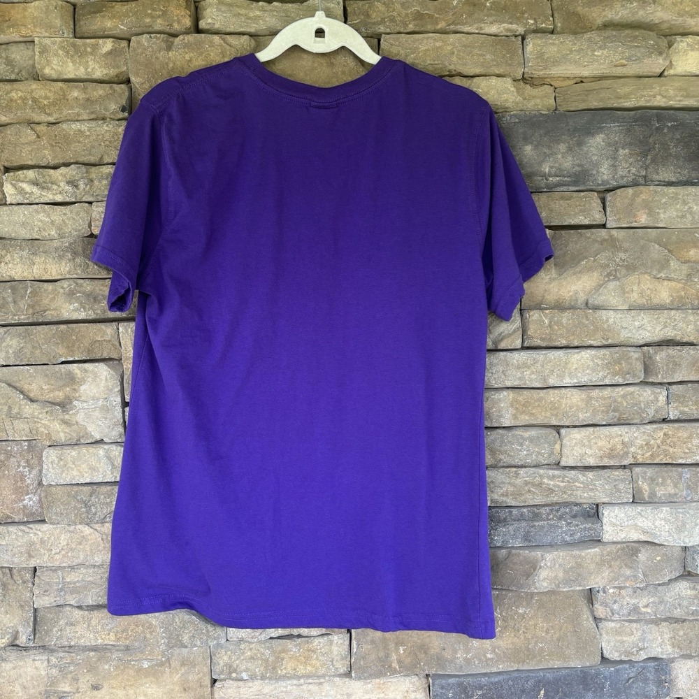 Vintage LA Lakers  Basketball  Purple M Tshirt Western Conferance pacific‎ D.V - Picture 3 of 4
